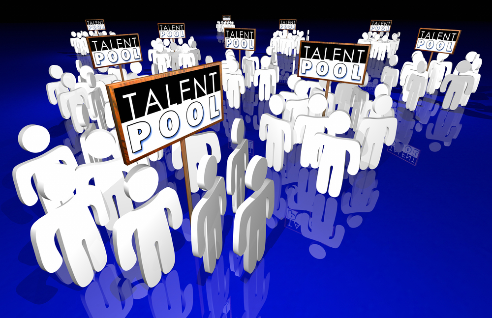 Une image symbolique pour représenter un vivier de candidatures : Talent pool en anglais